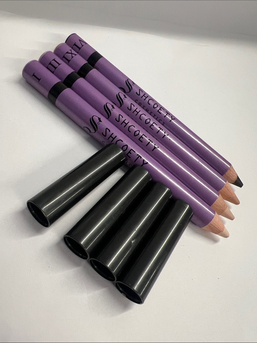 Shcoety Set of 4 Corrector Crayons and Liner Crayon - New Unused